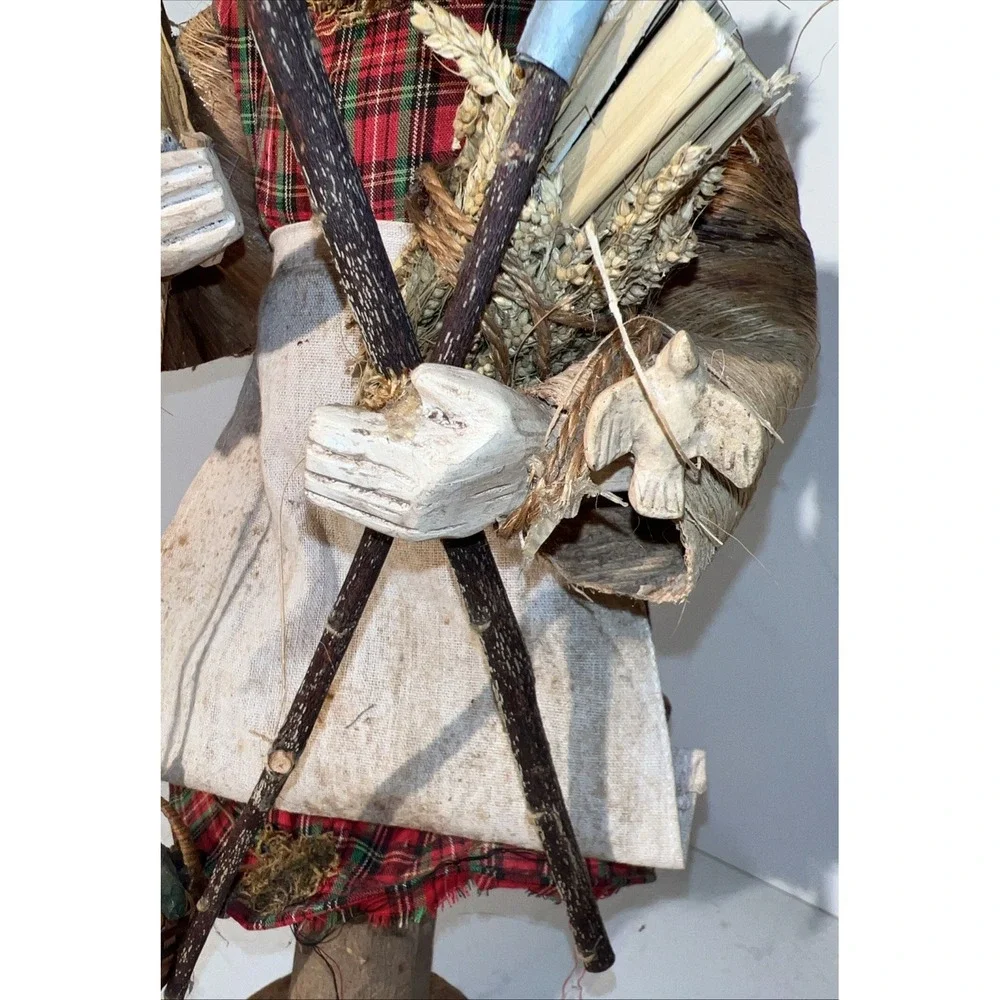 Silvestri Gardener Farmer Scottish‎ Rustic Primitive Autumn Decor Cottage Core